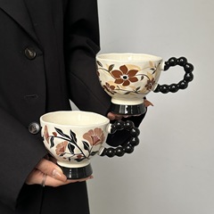 中古風マグカップデザイン感カップ陶磁器の昼寝コーヒーカップは女子の誕生日プレゼントをプレゼントします
