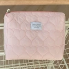 Quilted Love Clutch [Light Pink]