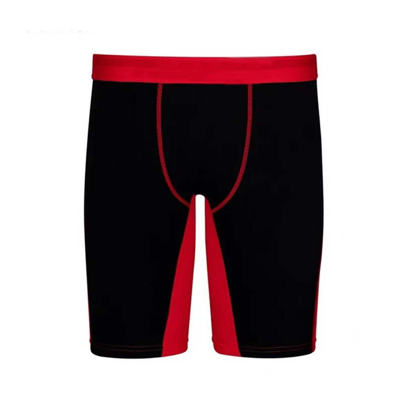 Men's Athletic Underwear, Breathable Thin Men's Underwear, Solid Color Extra Long Men's Underwear, Gym Briefs._voghion.com