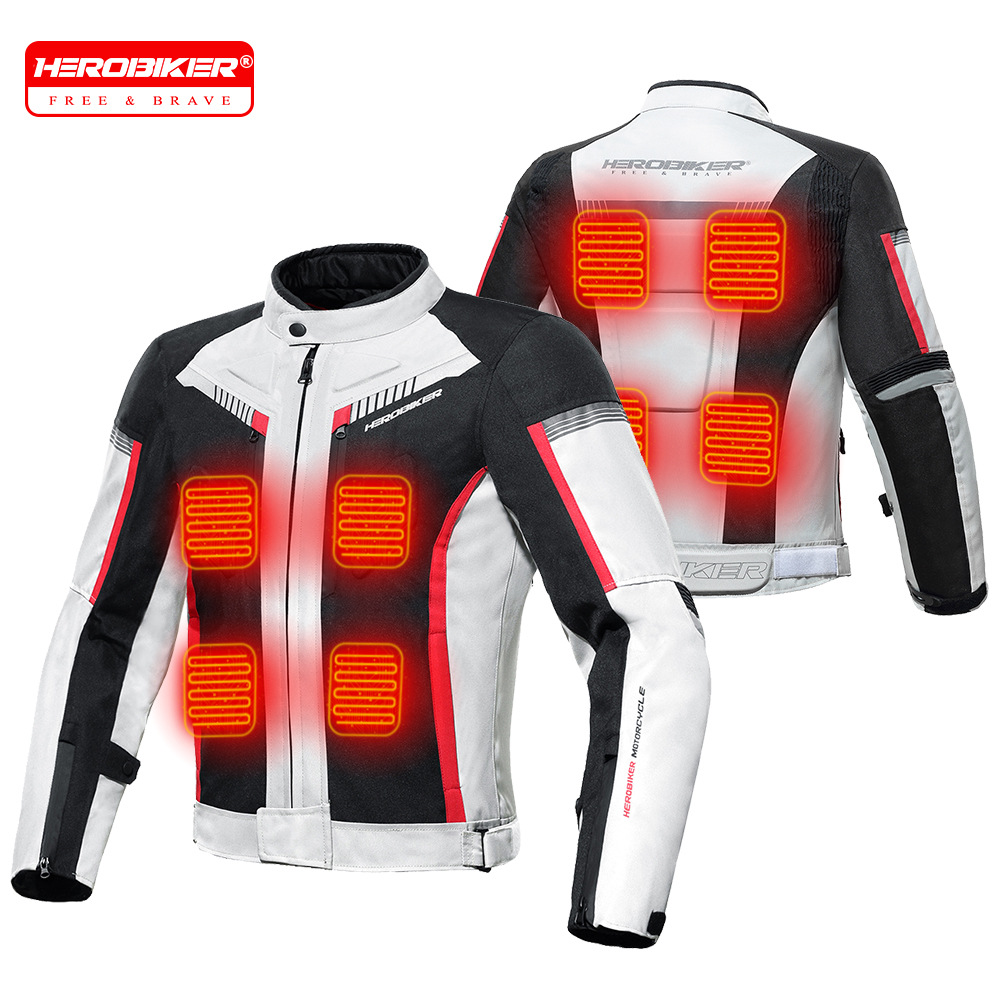 Ropa de Motociclismo para las Cuatro Estaciones, Chaqueta Impermeable y Cálida para Motociclistas, Ropa de Carreras de Bicicleta de Montaña Todoterreno
