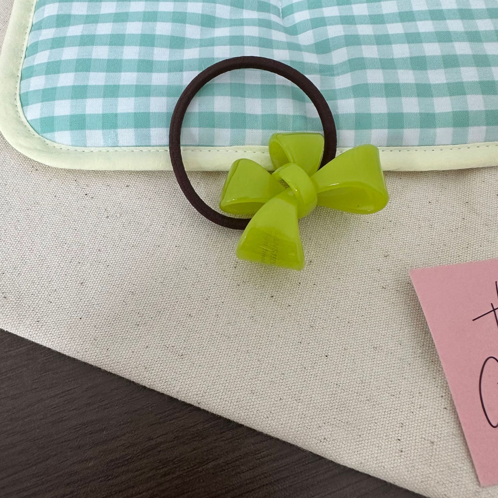 Koreanische Essigsäure Bogen Haar Ring Sommer Bunte Jelly Farbe Mädchen Herz Hohe Ball Zopf Haar Zubehör_voghion.com