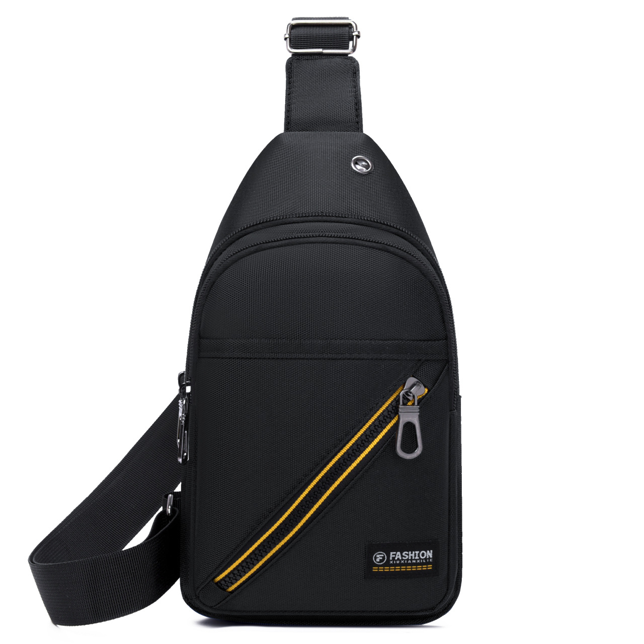 2025 nuevo bolso de pecho de hombre multifuncional al aire libre bolso de mochila deportiva de bicicleta de gran capacidad multifuncional bolso de hombro casual