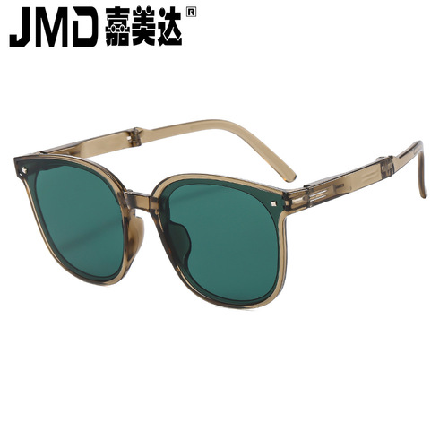  Xiaohongshu new folding anti-UV sunglasses ins internet celebrity trend folding sunglasses batch