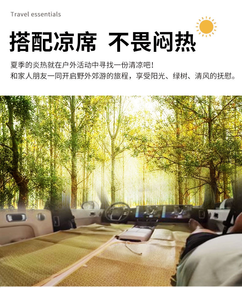 Suitable for Honda Alison/odyssey MPV Car Brushed Car Inflatable Mattress Travel Mattress Inflatable Bed