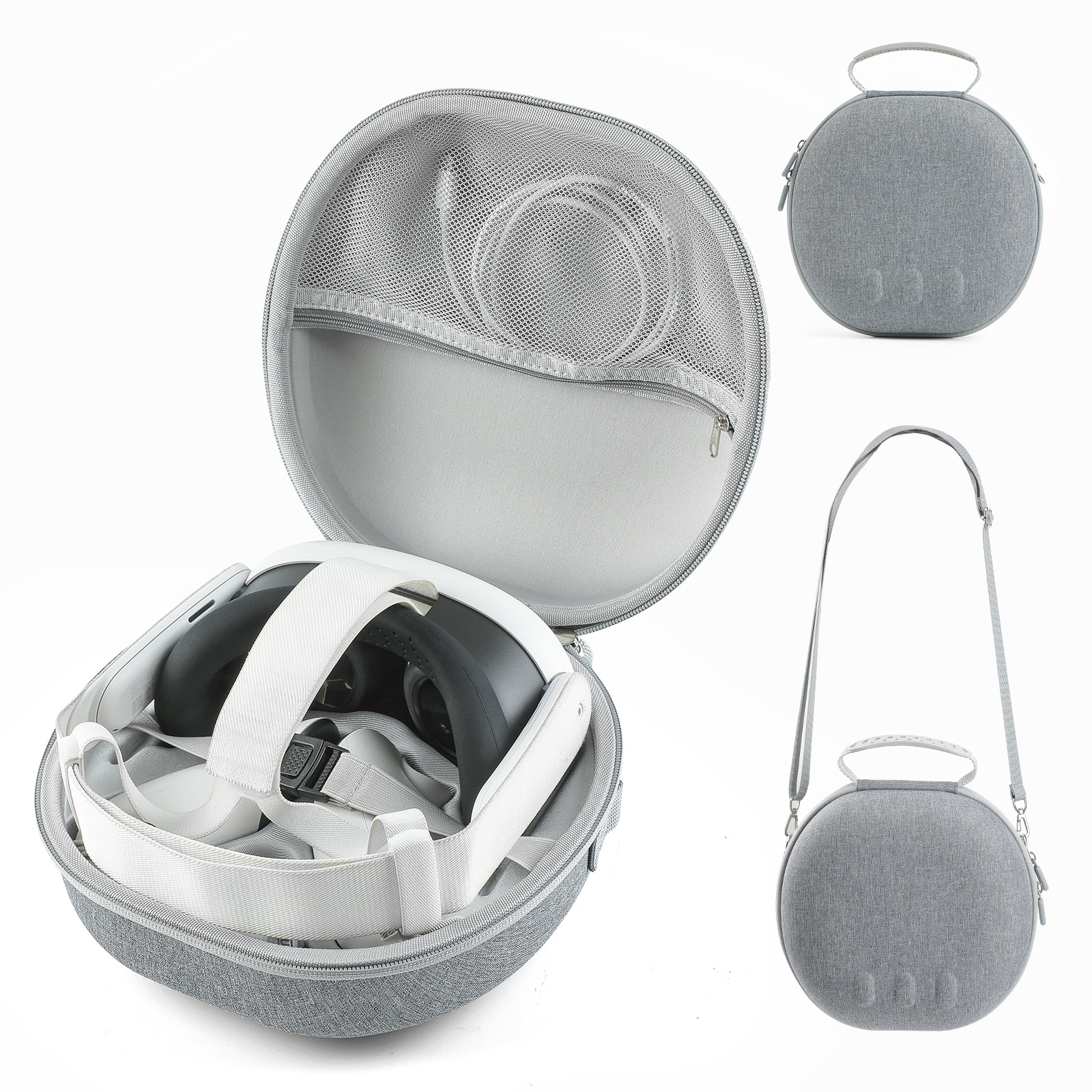 En stock Meta Quest3 VR gafas bolsa de almacenamiento VR cabeza mango resistente a la caída resistente a los arañazos bolsa portátil Accesorios