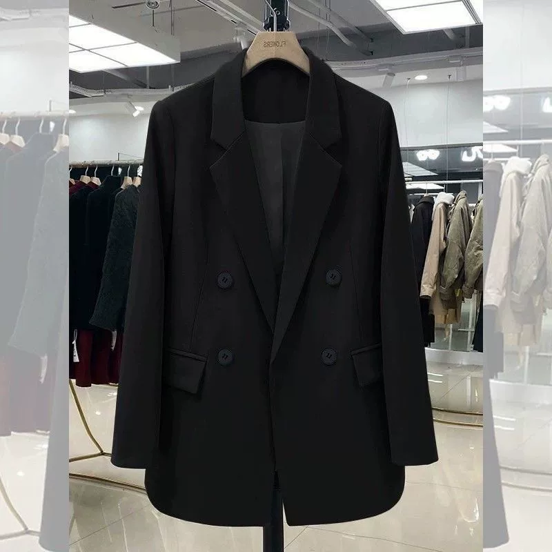 Autumn classic suit jacket, plus size, oversize, bright catchy style, fitted