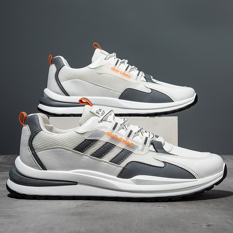 Cross-border Men's Shoes Trendy All-match Casual Shoes Mesh Breathable sneaker Torre Shoes Youth Trendy Shoes Foreign Trade Running Shoes