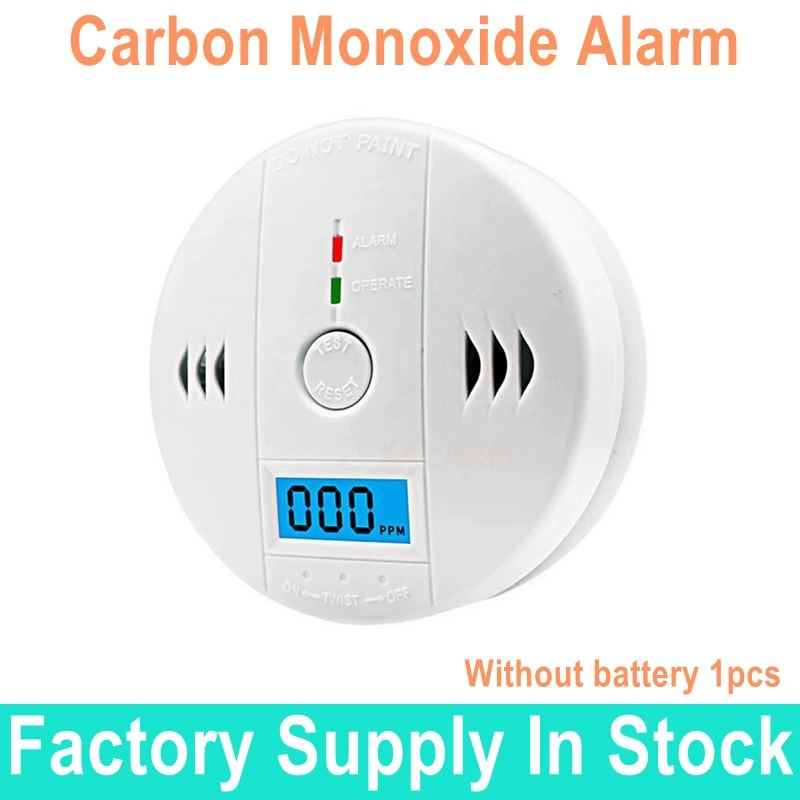 Переносной детектор угарного газа для кемпинга на природе, обнаружение утечек CO в автодомах