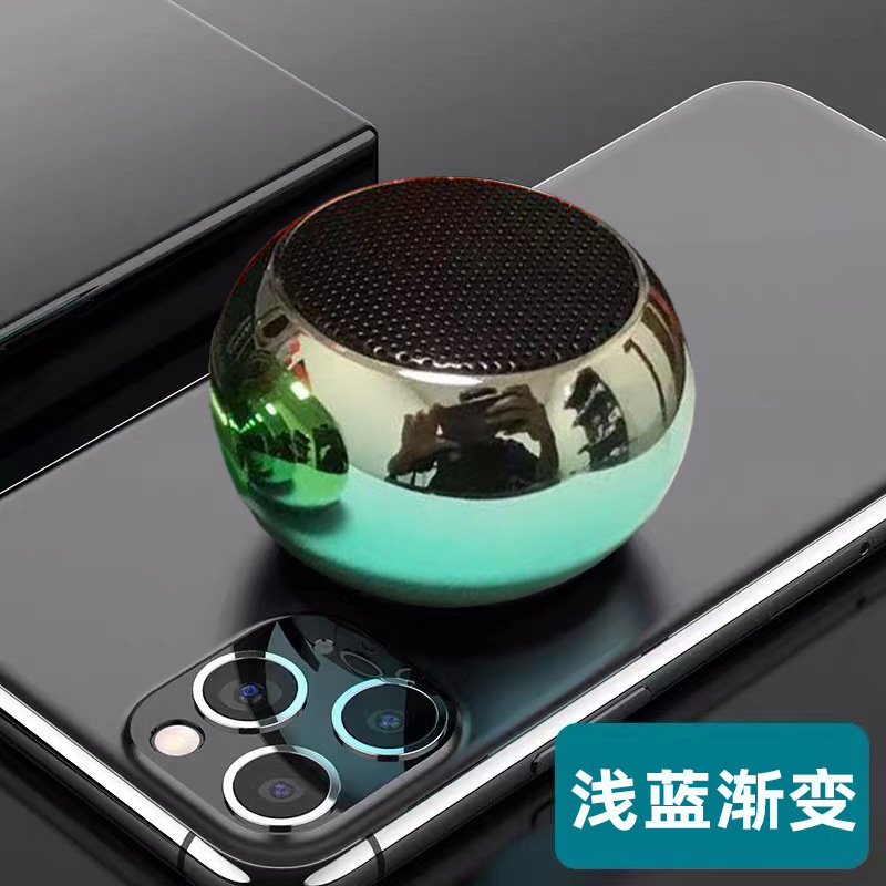 m3 電気メッキ金属鋼砲 Bluetooth スピーカー屋外ポータブルミニスピーカーホーム小型ワイヤレスサブウーファー小型|undefined