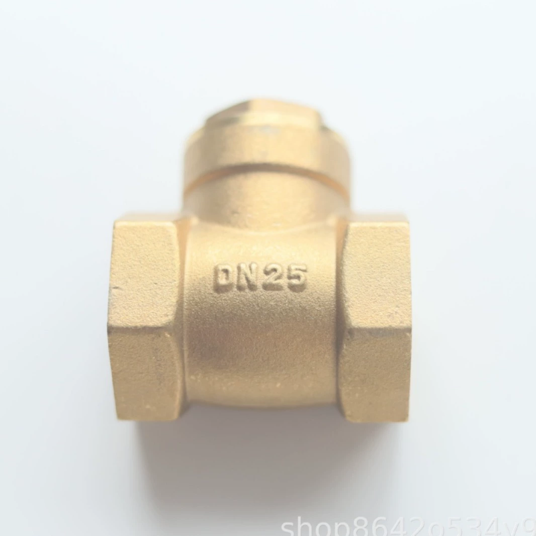 Yinli латунный утолщенный горизонтальный обратный клапан вертикальный обратный клапан 4 точки 6 точек 1 дюйм медный шаровой клапан GB