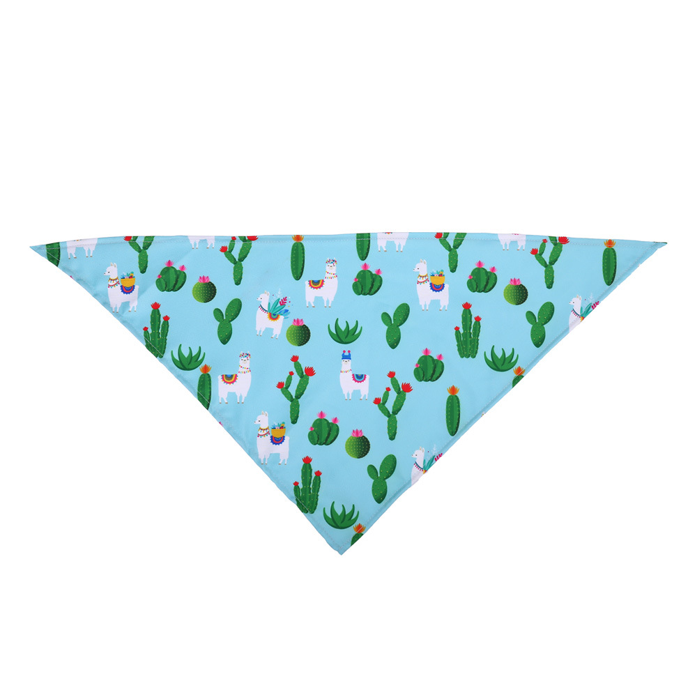 Fábrica de dibujos animados adorables toallas de saliva para mascotas perros toallas triangulares para mascotas perros pequeños y medianos bufandas para mascotas