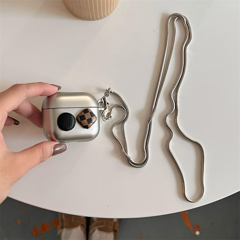 美拉德立體幾何電鍍適用airpods pro2蘋果藍牙無線耳機套1/2/3代