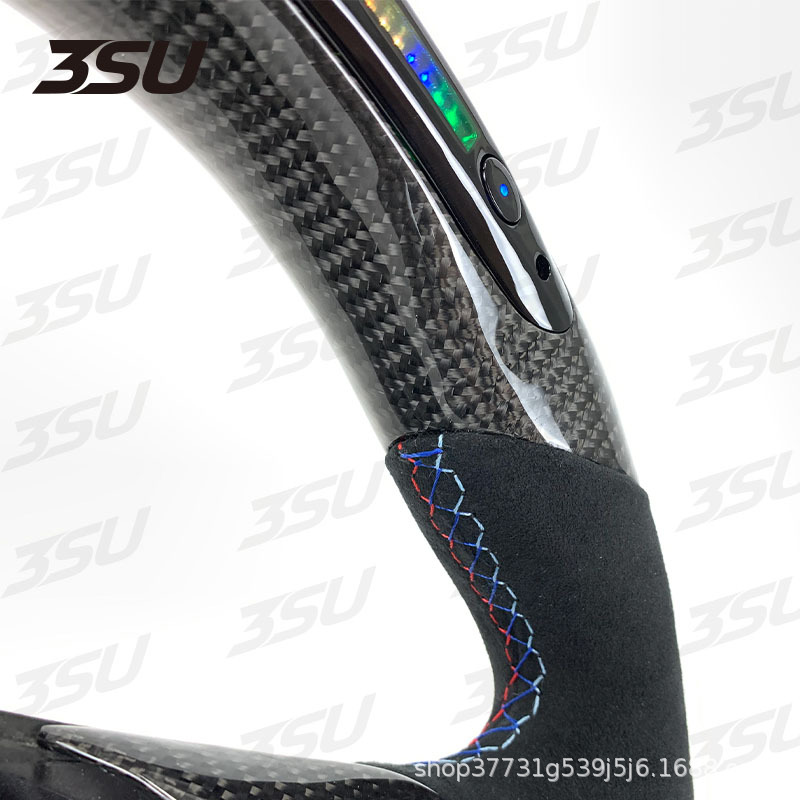 Suitable for Bmw E-Series E90E91E92E93E80E82 Upgraded Led Display Carbon Fiber Steering Wheel