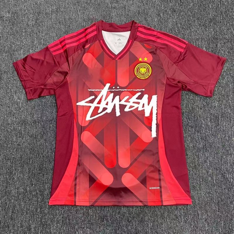 Stussy ブラジル 日本ジャージ フラメンゴ イタリア イングランド ポルトガル ドイツ サッカーユニフォーム タイ版|undefined