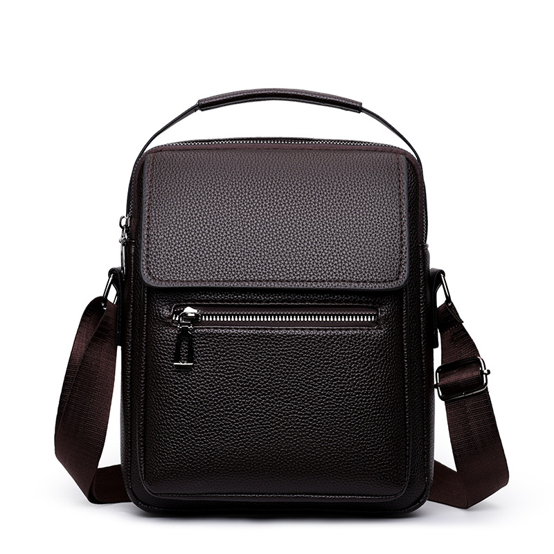 Nuevo paquete de hombro de negocios de gran capacidad transfronteriza para hombres, bolso casual de estilo de moda, bolso de correo portátil