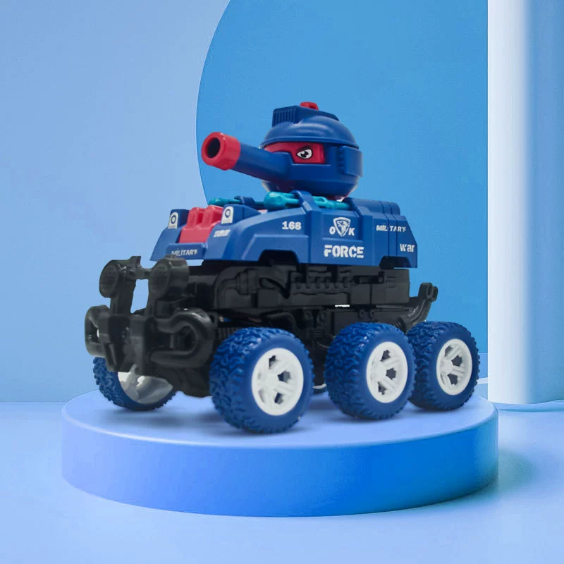 Interactive inertia toy car for boys, off-road SUV