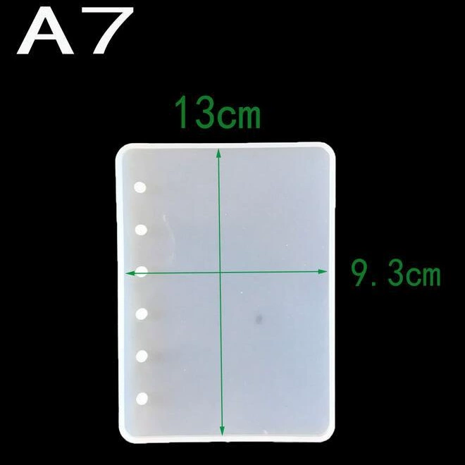 Full mirror -free laptop mirror mold A5 A6 A7 card circle inner page