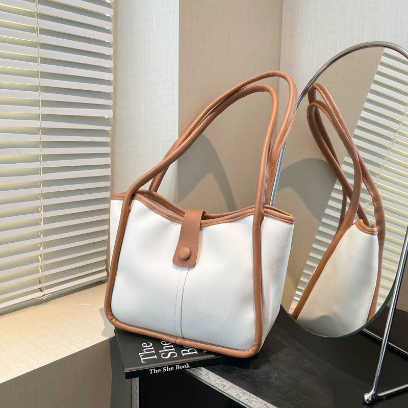 Bolsa de balde popular 2025 primavera nuevo estilo coreano retro de gran capacidad clase de viaje bolsa de hombro bolsa de moda