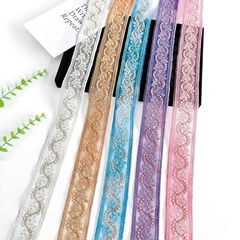 民族風花邊輔料刺繡亮片diy漢服服飾 衣領織帶條碼輔料