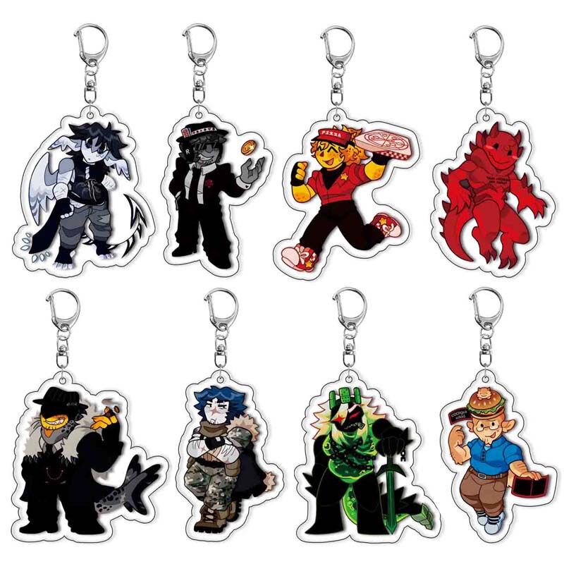 Laminated Forsaken Roblox Game Peripheral Acrylic Keychain Bag Cute Personalized Decoration Laminated Forsaken Roblox Game Peripheral Acrylic Keychain Bag Cute Personalized Decoration