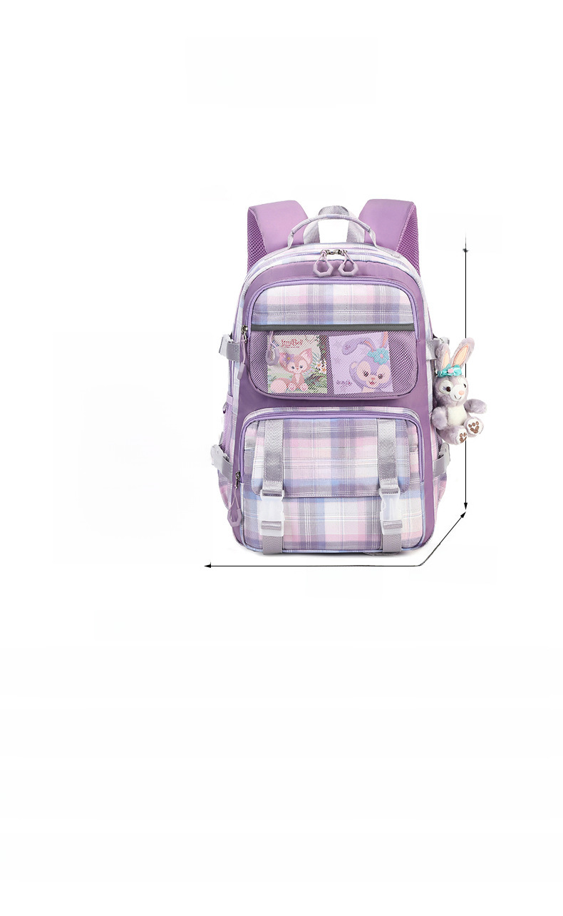 Korean Japanese Girls Junior High School Schoolbag Large Capacity High Quality Junior High School Schoolbag Lightweight Backpack