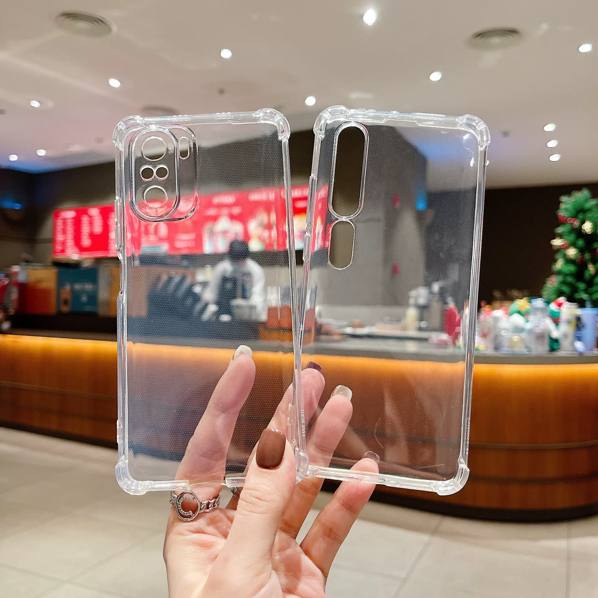 适用小米15手机壳K50气囊防摔壳红米note10PRO黄金铠甲保护套支架
