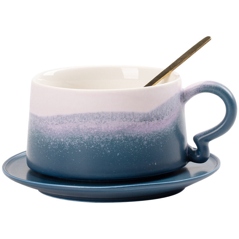 窯変コーヒーカップ陶磁器男性女性現代シンプル高級マグカップ家庭用小型洗練されたコッププレゼント|undefined