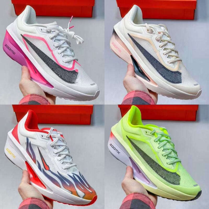 Cross-Border Pure Original Flyknit Fk 6 Full-Length Carbon Plate Racing Shoes Marathon Running Shoes Breathable Lightweight Training Shoes