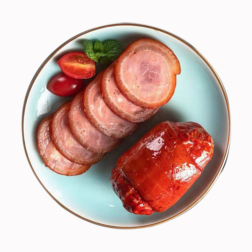 Sauce Aroma Pork Knuckle Roll, Authentic Pork Knuckle Flower, Ready-to-Eat Processed Ham, Vacuum-Sealed Preserved Meat, Liquor Pairing Dish, Braised Pork Belly