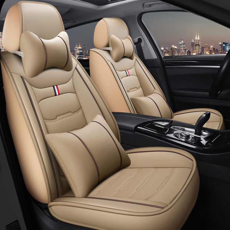 Seat cushion, seat cover: Universal Universal Car Set - black-beige