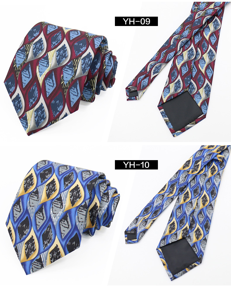 Muška vintage kravata. Moderna poslovna svečana kravata s keper printom s cvjetnim uzorkom_voghion.com