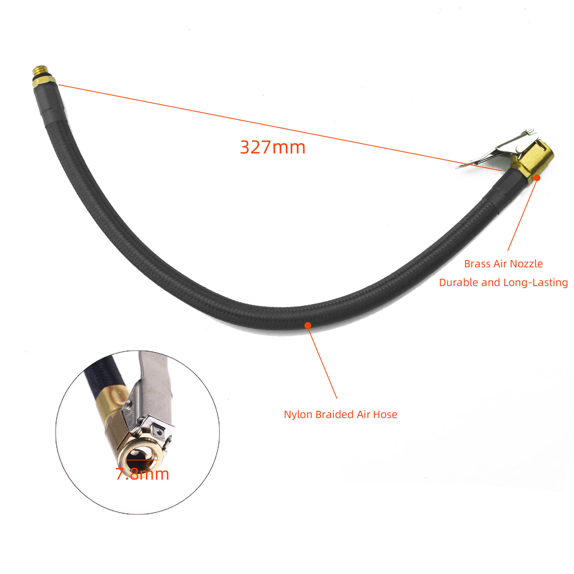 Tire Pressure Gauge Digital Display Pressure Meter Car Motorcycle Pressure Gauge Electronic Digital Display Large Screen Led Pressure Meter