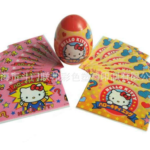 批发供应 彩蛋收缩膜 彩印收缩膜 义乌收缩膜 收缩膜标签厂家