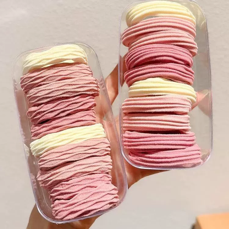 Elastic mixed children's hair rope, ponytail, hair accessory