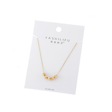 一件代发雅施丽芙S925银饰滚滚来财轻奢源头工厂ins风抖音项链女