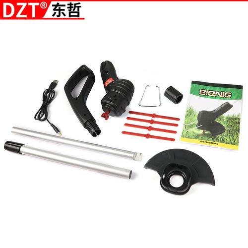 Lithium battery lawn mower household small lawn mower lithium battery rechargeable lawn mower multifunctional lawn artifact wireless