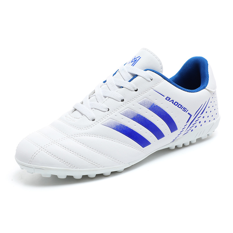 Zapatos de fútbol de clavos largos, zapatos de entrenamiento de moda para adultos anti-deslizante de altura baja para hombres y mujeres, zapatos deportivos de tamaño grande, ventiladores y amortiguadores