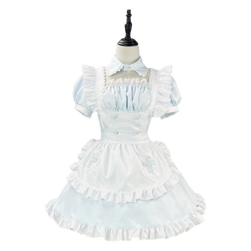 クロスボーダー Amazon エンジェルアクアメディカルメイド服メイド服コスプレ女性服パフォーマンス服|undefined