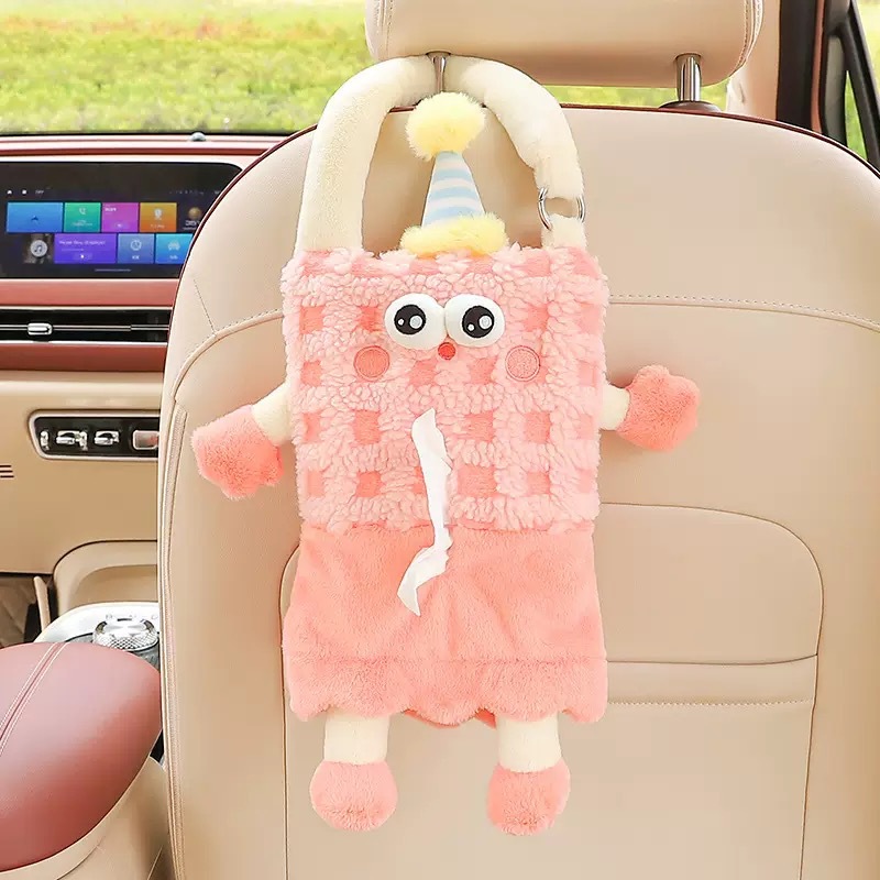 Box Hanging Cute: Aika Car tissue box/set - little-monster-pink-skirt-handbag