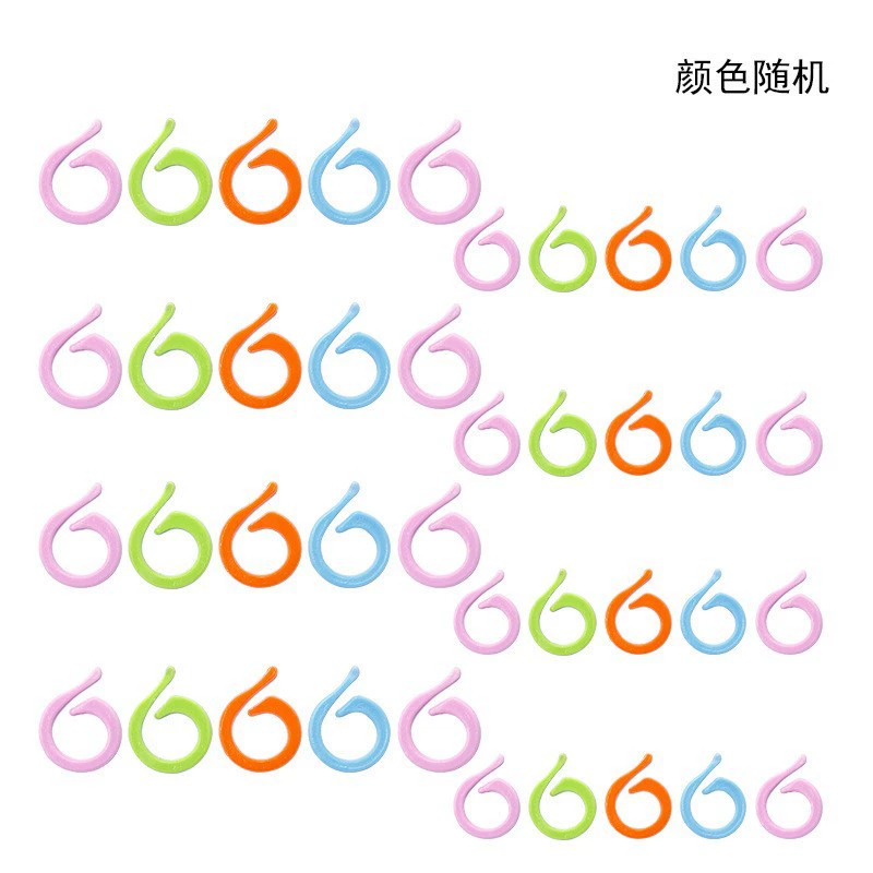 Color opening counting ring sweater woven tool counting marks buckle notes number ring comma ring