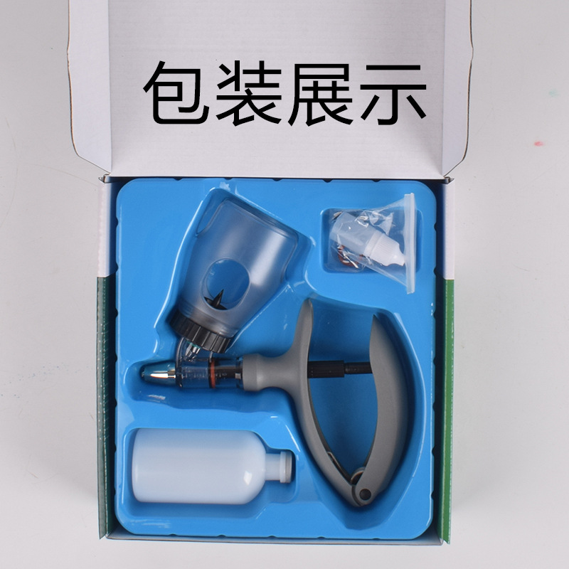 Dispositivo de vacuna de cerdo de inyección continua veterinaria importada artefacto ganado ovino pollo pato inyección continua automático ajustable vacuna