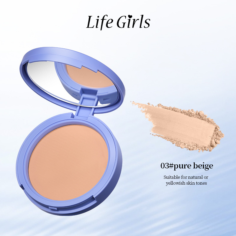 Life Girls polvo de maquillaje de fijación de brillo de fijación