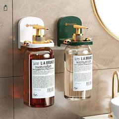 Soap dispenser shelf without drilling, detergent hanger, bathroom hair wash stand, bathroom liquid soap wall holder