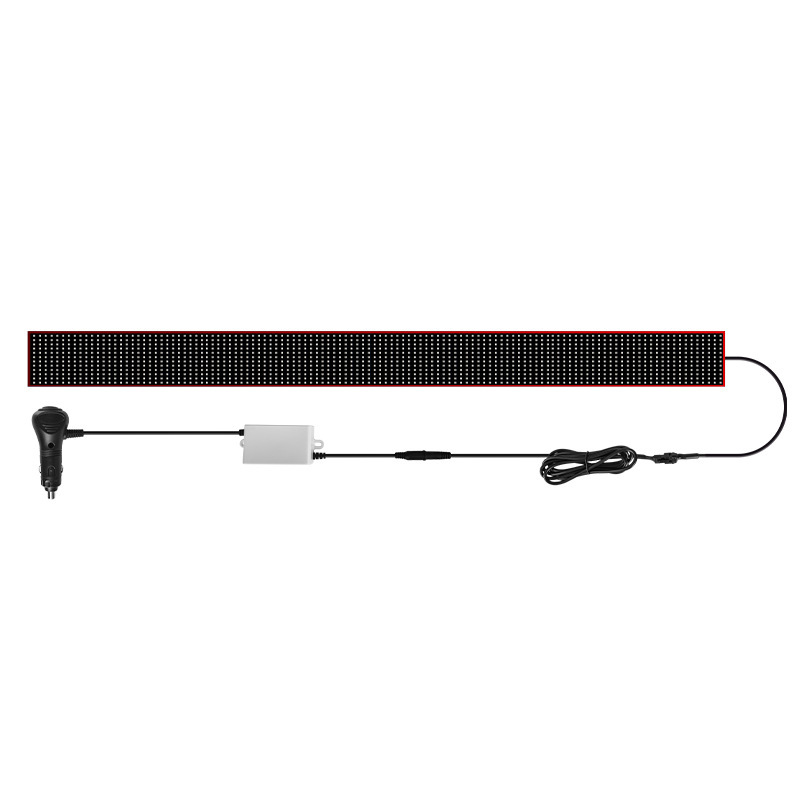 Ojo del diablo transfronterizo LED pantalla flexible lámpara de interior de coche RGB lámpara de decoración de ventana de camión pantalla electrónica universal personalizada
