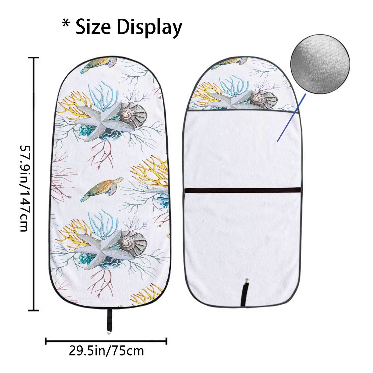 Marine seat towel cover front seat protector suitable for gym and exercise, universal for all seasons and car use
