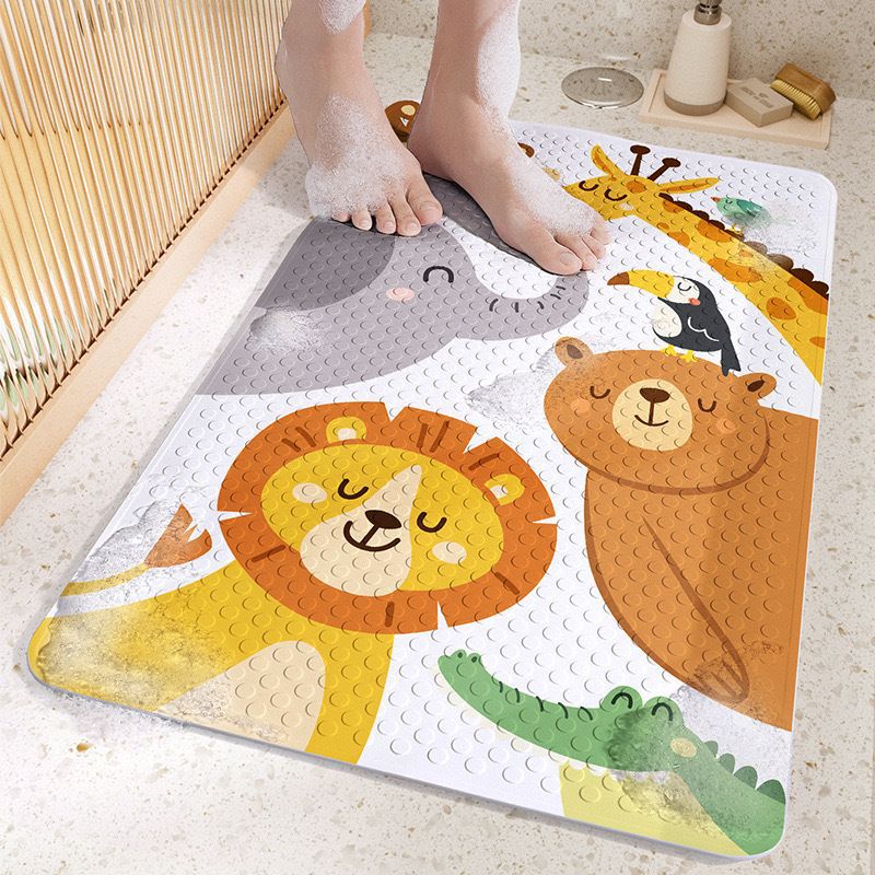 Bathroom Anti-Slip Mat Pvc Environmentally Friendly Material Bathroom Shower Room Kidsren's Bath Mat Waterproof Anti-Fall Floor Mat