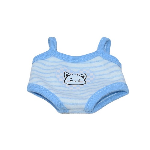 Baby clothes 10cm 20cm cotton doll suspenders clothes cute romper one-piece suit star doll changing assembly