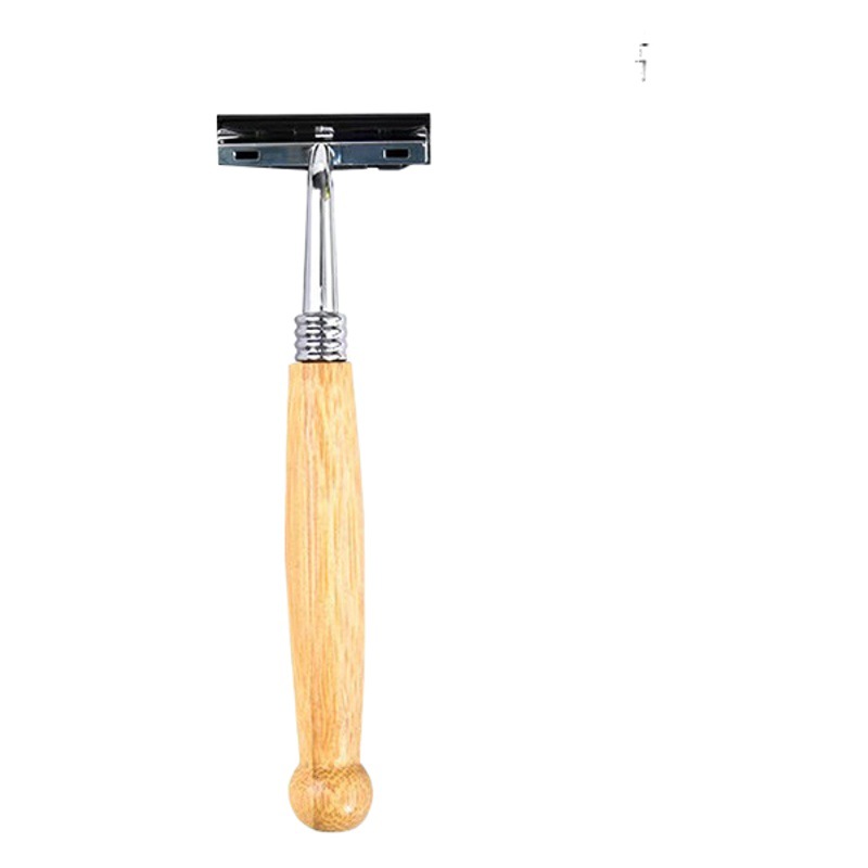 Homestay Inn Disposable Razor Stainless Steel Shaving Shaver Handmade Vintage Bamboo Handle Razor Factory Free Shipping