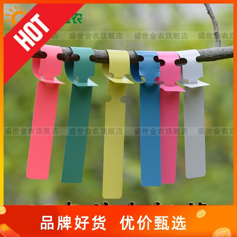 PVC环套标签苗木多肉标签花卉园艺标签植物标签环扣标牌园艺用品