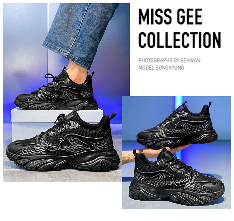 Men's 2024 new autumn mh breathable trendy brand youth sports and leisure running thick sole height increasing dad_voghion.com